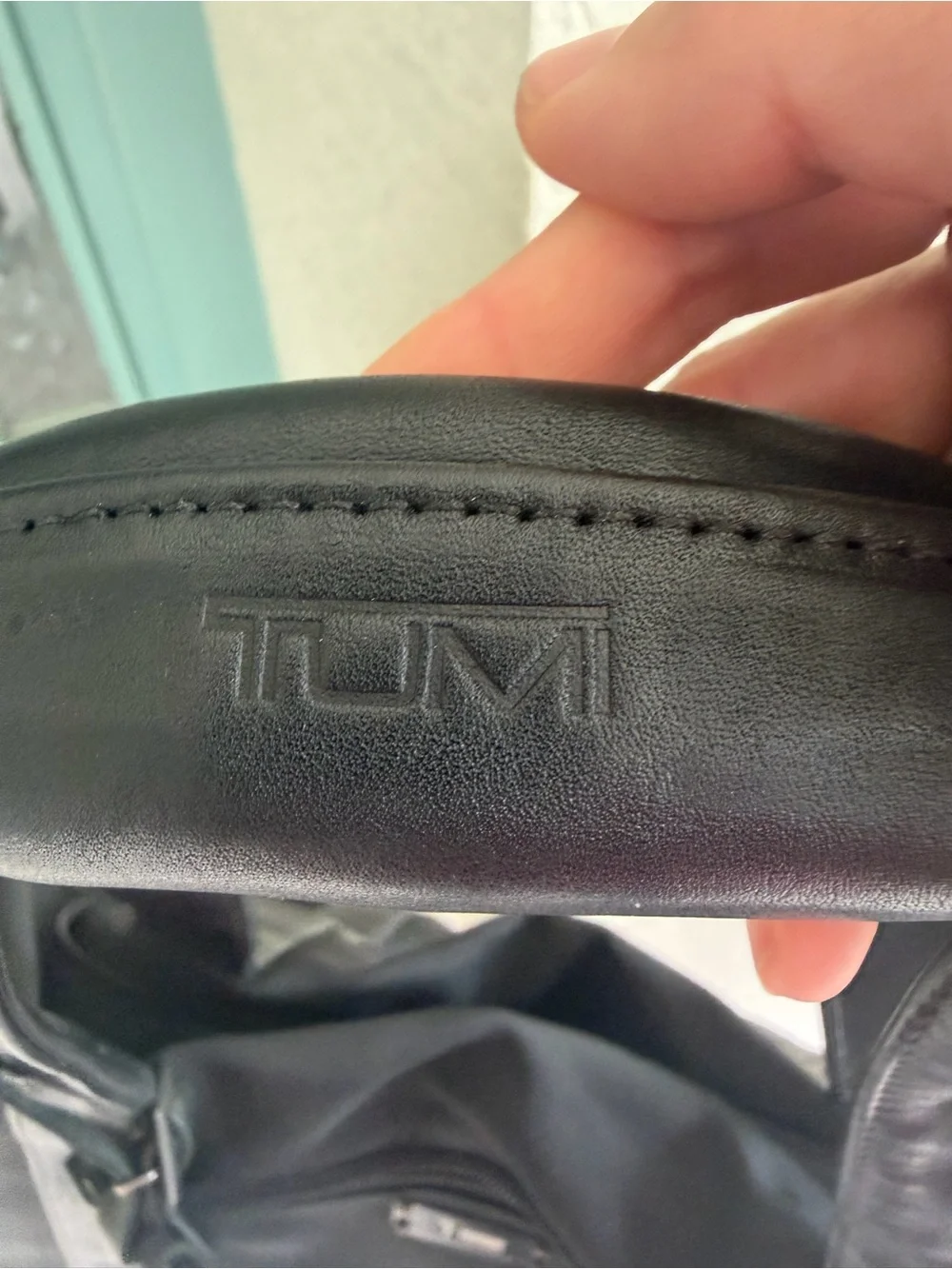 Tumi Black Men's Duffel Bag with Top Handles